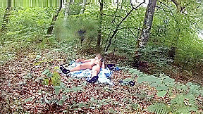 handjob in the wood