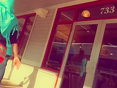 hijab wife big ass walking in street