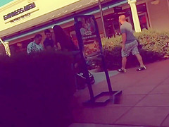 hijab wife big ass walking in street