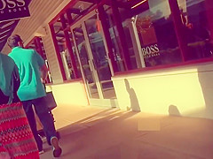 hijab wife big ass walking in street