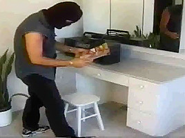 home invasion, old woman tied up again and again yum yum yum