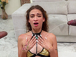 lovely VALERY WATSON gets her hot DP + pissing  LTP 059 - PissVids