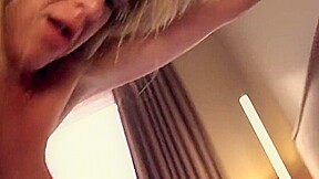 milf fucks her hotel roomie for the first time