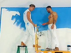 muscular painters fucking bare