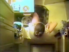 places a cam above the toilet and sees his Step mom peeing