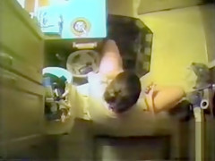 places a cam above the toilet and sees his Step mom peeing