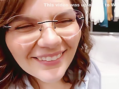 she swallows my cum in a changing room while I control her lovense vibrator