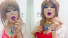 sissy niclo sexy makeup after smoking2