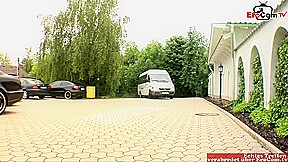 skinny blonde teen 18+ hitchhiker pick up for anal creampie