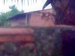 spying neighbors Step daughter nude in the backyard