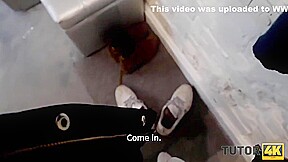student 18+ Hides Literature Tutors Glasses To Have Se
