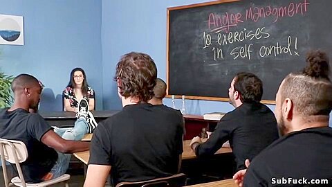 students 18+ Double Penetration Making Love Tied Professor With Lyra Lockhart