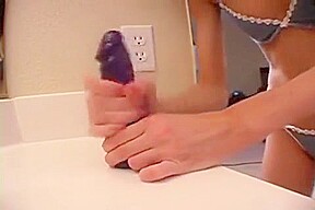 teen 18+ Crus Is Currently Copying A Handjob With Dildo