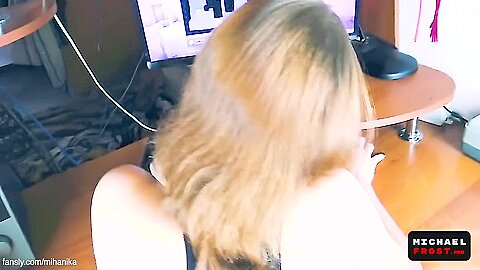 teen 18+ Gamer Rough Ass Fucked And Creampie Right During Counter Strike Match