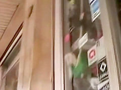 teen 18+ girl's skirt gets peeped under
