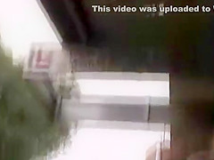 teen 18+ girl's skirt gets peeped under