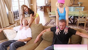 teen 18+ sex video featuring Kimberly Moss and Alyce Sage