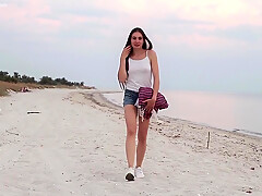teen 18+ Girl On The Beach Her Body