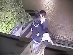 teen 18+ lovers in public place