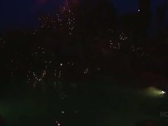 teen 18+ slut wants you to spank her juicy ass in this party upskirt video