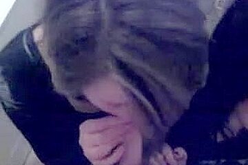 two girls caught sucking a dick