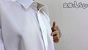 wearing his shirt - Fetish Japanese Video