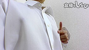 wearing his shirt - Fetish Japanese Video