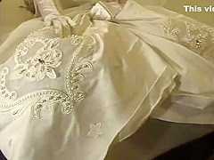 white satin gloves 2
