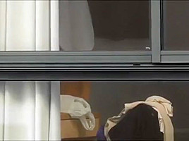 window girl next door