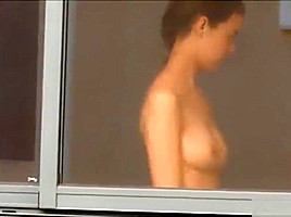 window girl next door