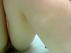 2 young Japanese girls bathing toghether